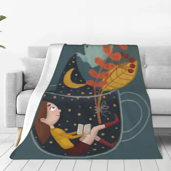 Чашка одеяла звездного неба Покрывало на кровати Мягкое аниме-одеяло Согревайте