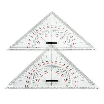 Чертеж Треугольная линейка для рисования корабляКрупномасштабная треугольная линейка 300 мм для измерения расстояний Обучение инженерии