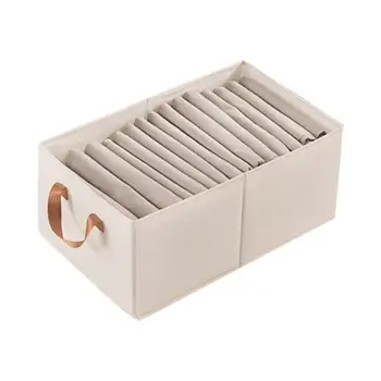  Ящик для хранения хлопка Складной тканевый ящик для хранения Влагонепроницаемые контейнеры для хранения без крышки Складной белый ящик для хранения Моющийся